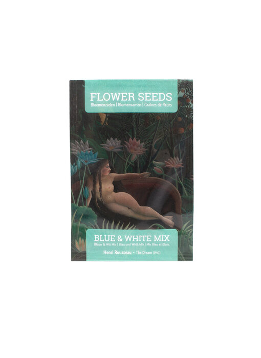 Carte postale avec un mélange de graines de fleurs: ; Le Songe, Henri Rousseau