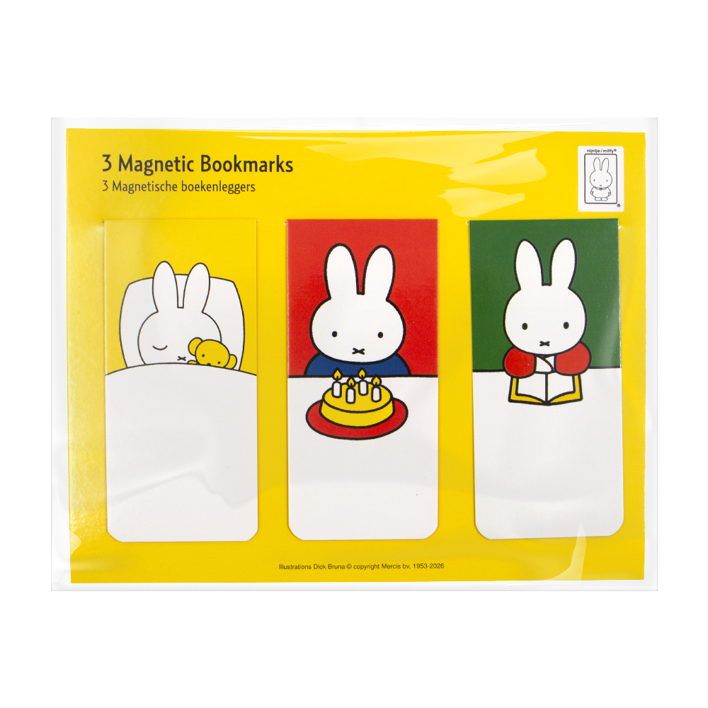 Set van 3, Magnetische boekenlegger , Nijntje thuis | Museum