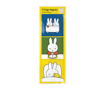 Fridge magnets, Set of 3, Miffy sleeping time