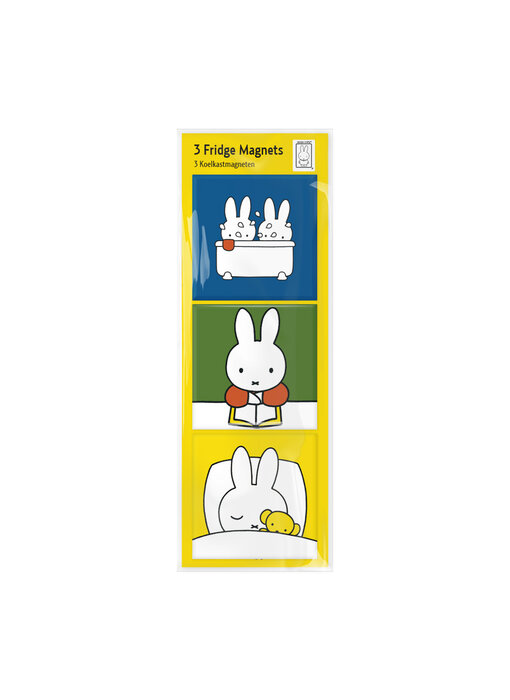Magnets pour réfrigérateur, lot de 3, Miffy s'endort