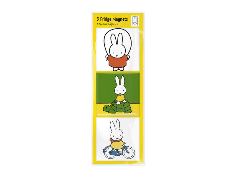 Aimants, lot de 3, Miffy joue