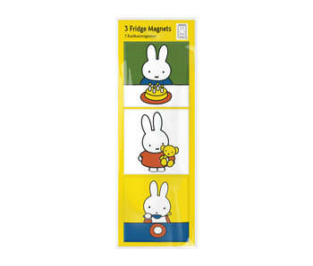 Magnets, lot de 3, Miffy à la maison
