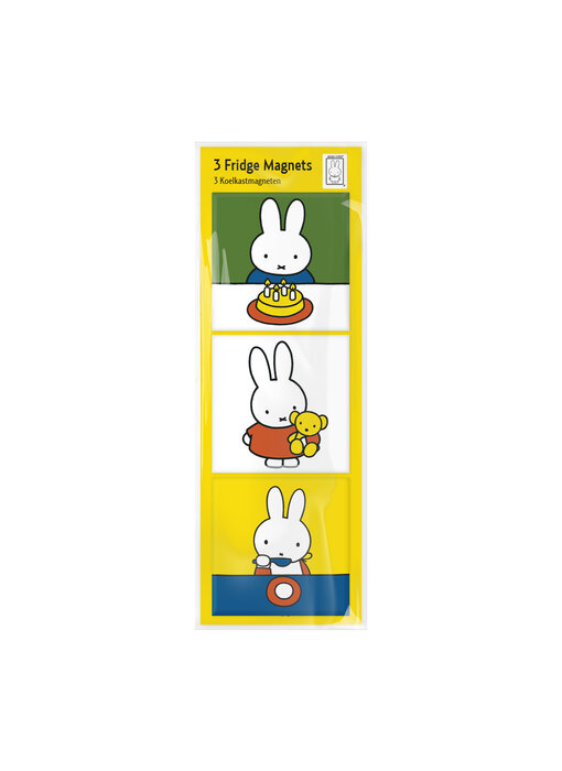 Magnets, lot de 3, Miffy à la maison