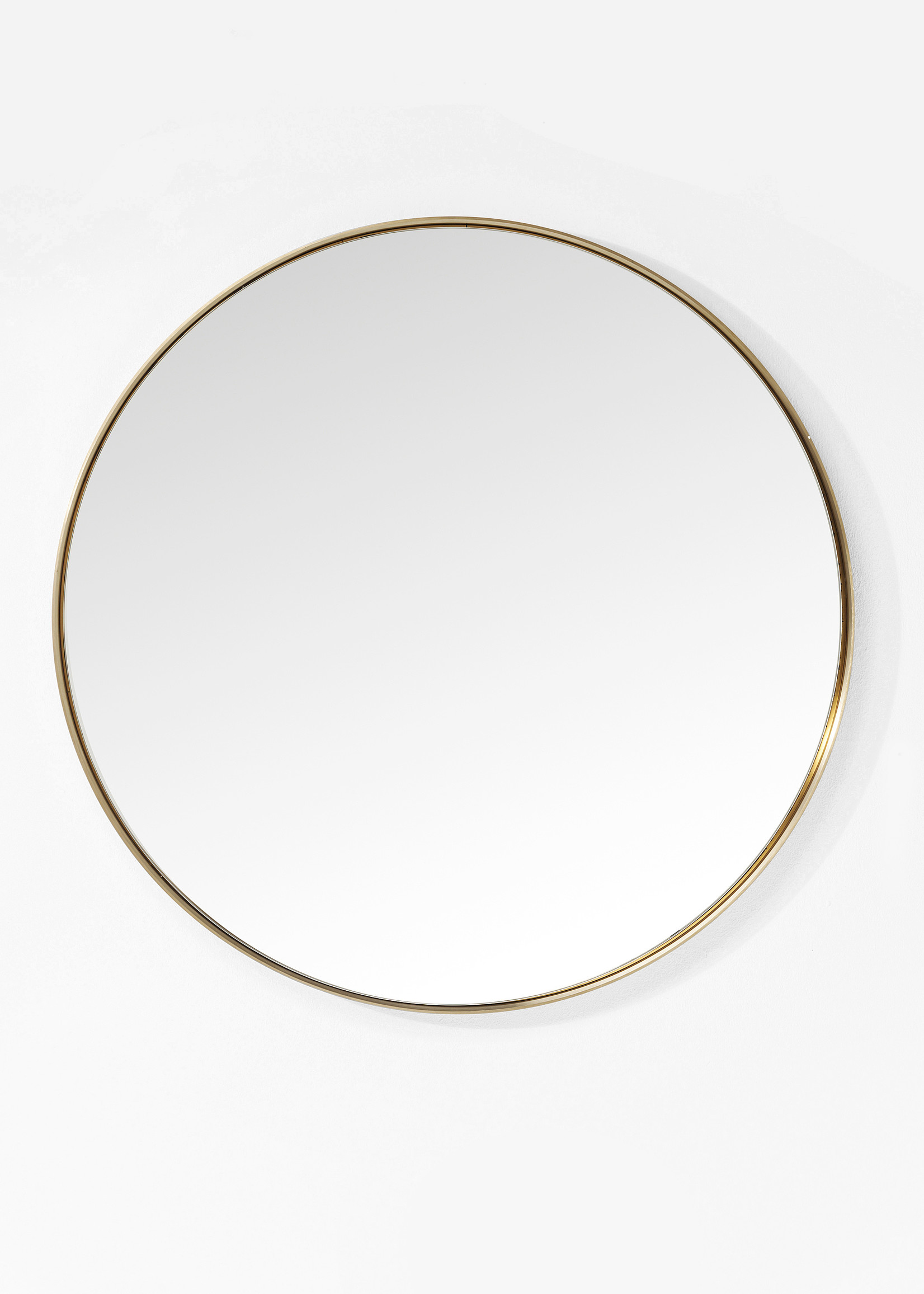 KARE DESIGN Mirror Curve Round Brass Ø100cm