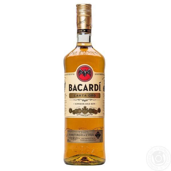 Bacardi Carta Oro 1L