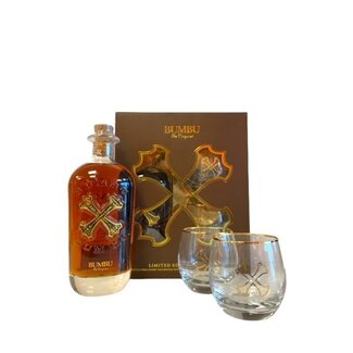 Bumbu Rum giftset met 2 glazen