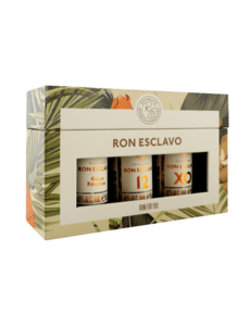 Ron Esclavo Proeverij Grand Reserva, 12Y & XO Giftset 3 x 50 ML