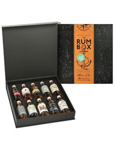The Rum Box Turquoise Edition 10 x 0,05 ltr