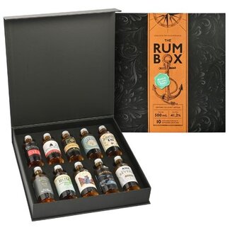 The Rum Box Turquoise Edition 10 x 0,05 ltr