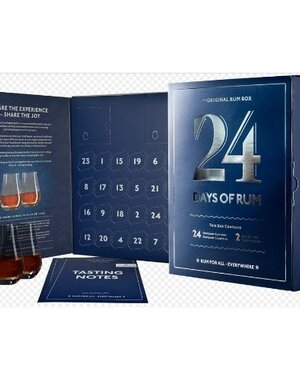 The Original Rum Box 24 Days of Rum Calendar Blue Edition