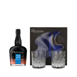 Dictador 20 Years Old 70CL + 2 Glasses