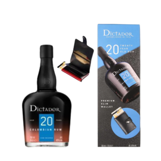 Dictador Rum 20 Years 0,7L Giftbox + Wallet Dictador Rum 20 Years 0,7L Giftbox + Wallet