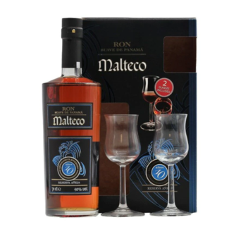 Malteco 10 Years + 2 Glasses