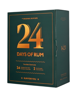 The Original Rum Box 24 Days of Rum Calendar Green Edition