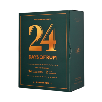 The Original Rum Box 24 Days of Rum Calendar Green Edition