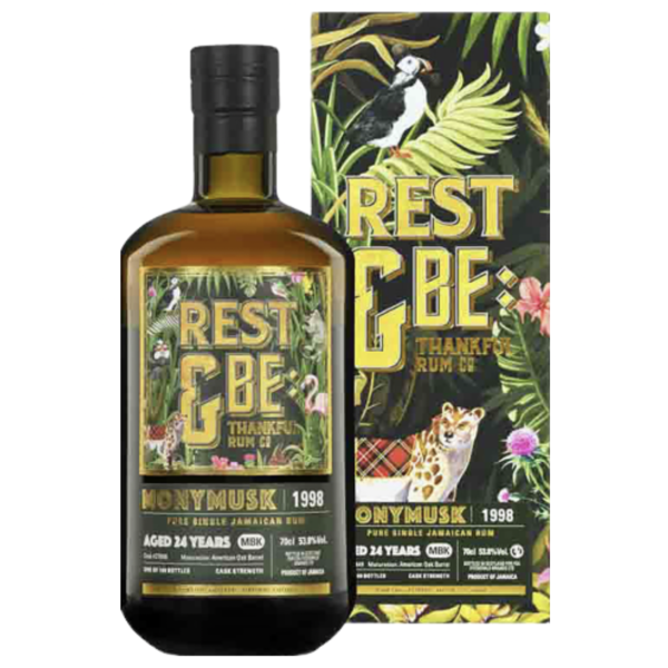Rest & Be Thankful Rum Rest & Be Thankful 24 years Monymusk MBK 53,8%
