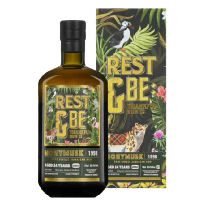 Rest & Be Thankful Rum Rest & Be Thankful 24 years Monymusk MMW 52,4%