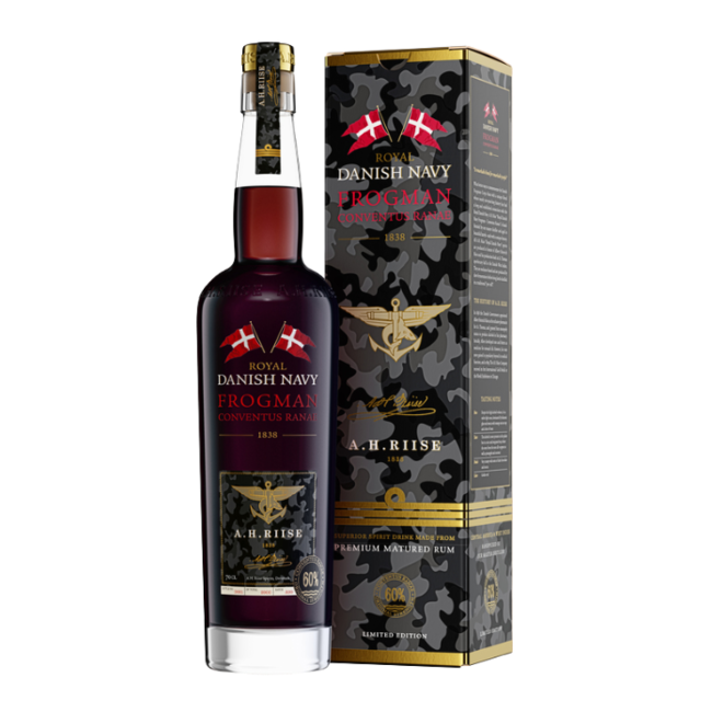 A.H. Riise Royal Danish Navy Frogman Conventus Ranae 70CL in Giftbox