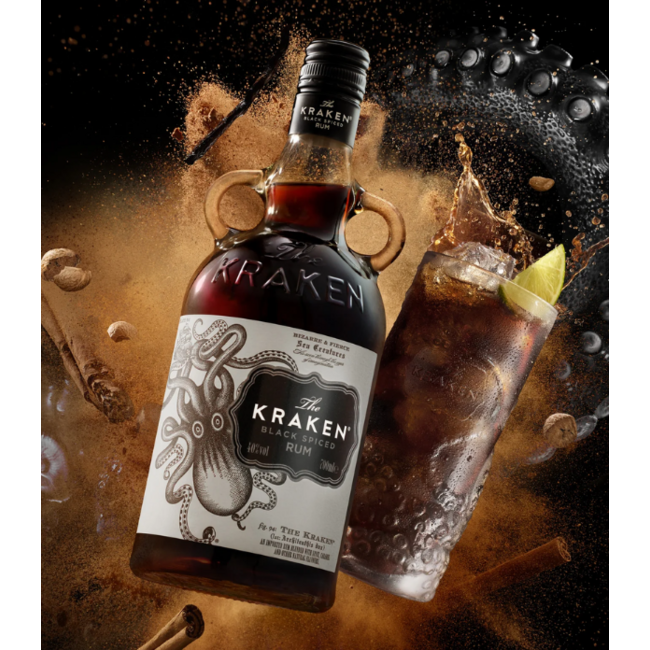 The Kraken Spiced Black Rum 1L