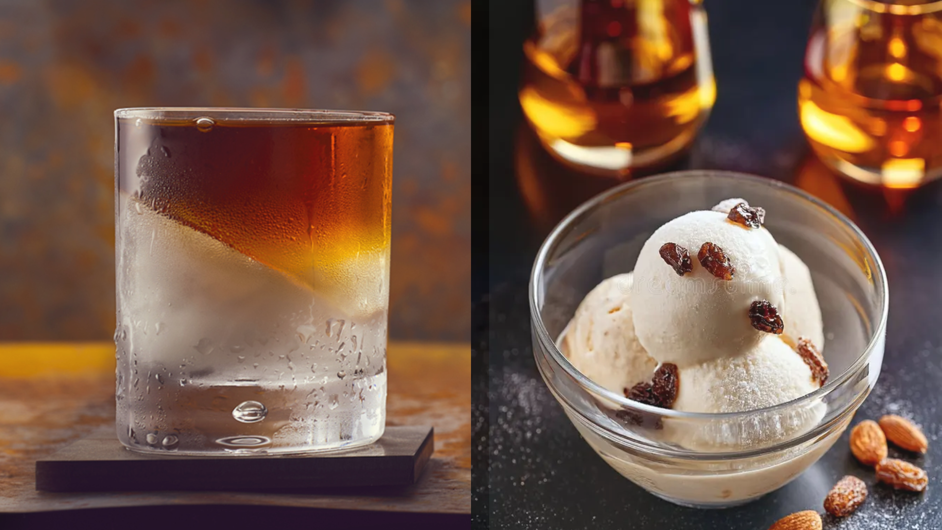 Recept: IJs met rum en rozijnen maken