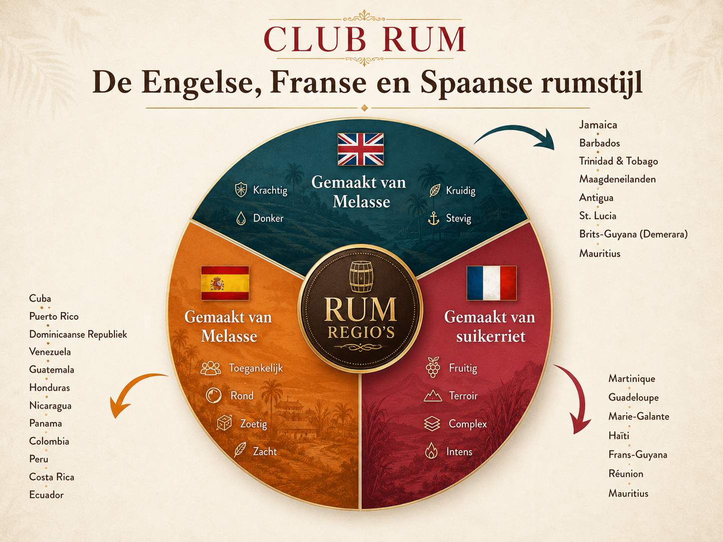 De Franse regio van rum | Wat is Franse Rum?