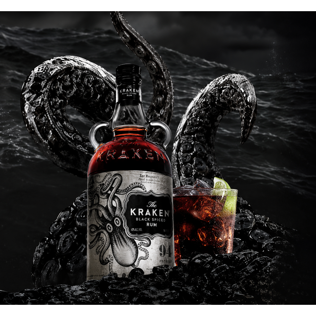 The Kraken Spiced Black Rum 1L