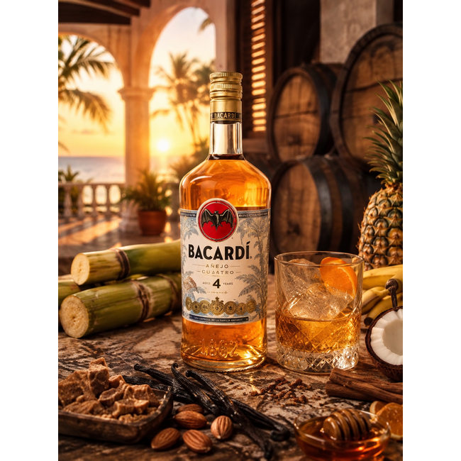 Bacardi Anejo Cuatro 1L