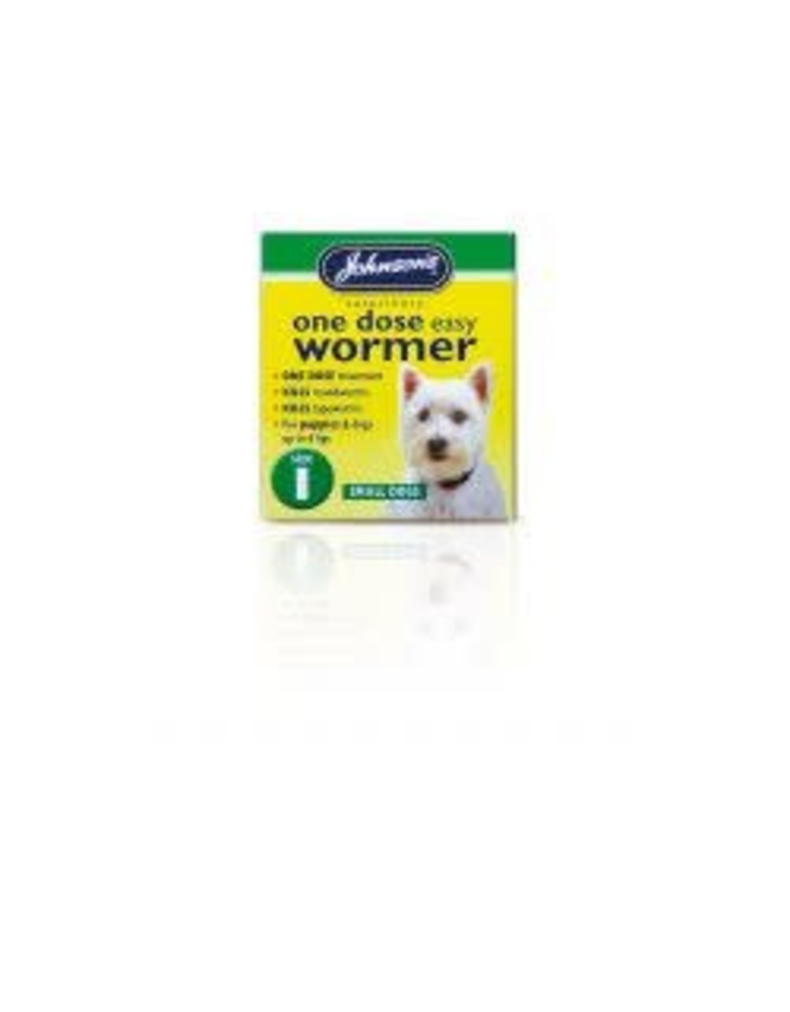Johnsons Veterinary Products Johnsons One Dose Wormer Size 1