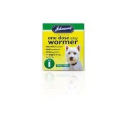 Johnsons Veterinary Products Johnsons One Dose Wormer Size 1