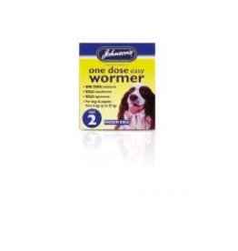 Johnsons Veterinary Products Johnsons One Dose Wormer Size 2