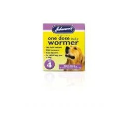 Johnsons Veterinary Products Johnsons One Dose Wormer Size 4