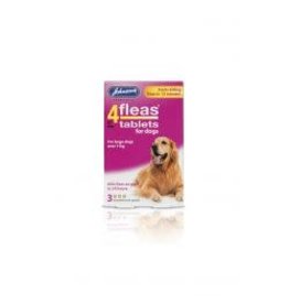 Johnsons Veterinary Products Johnsons 4Fleas Large Dog 3 Tablets