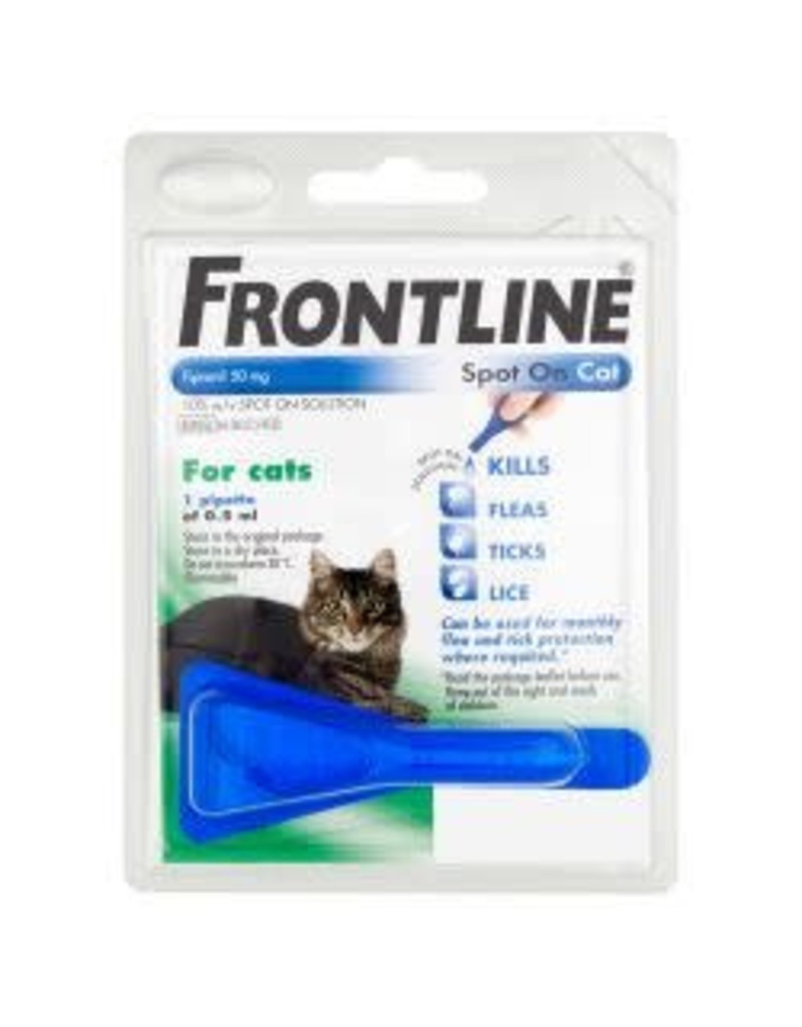 Frontline for cats sales 6 pipettes