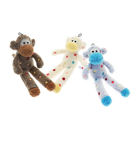 Happy Pet Sock Monkey Dog Toy