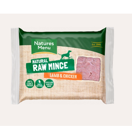 Natures Menu NM Lamb & Chicken Mince Block 400g Single