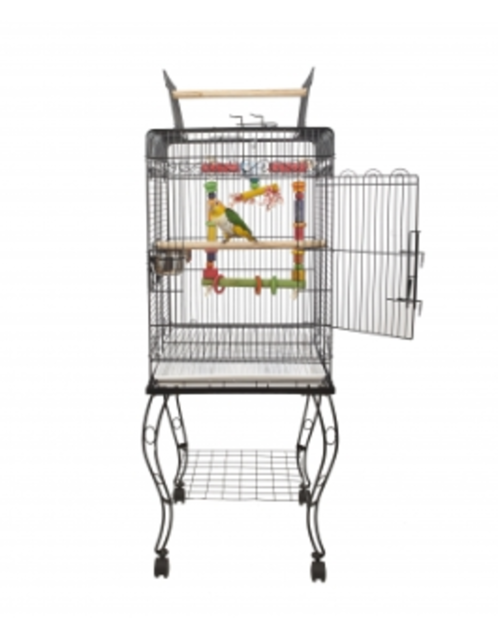 Sky Pet Products Liberta Gama Black Cage & Stand