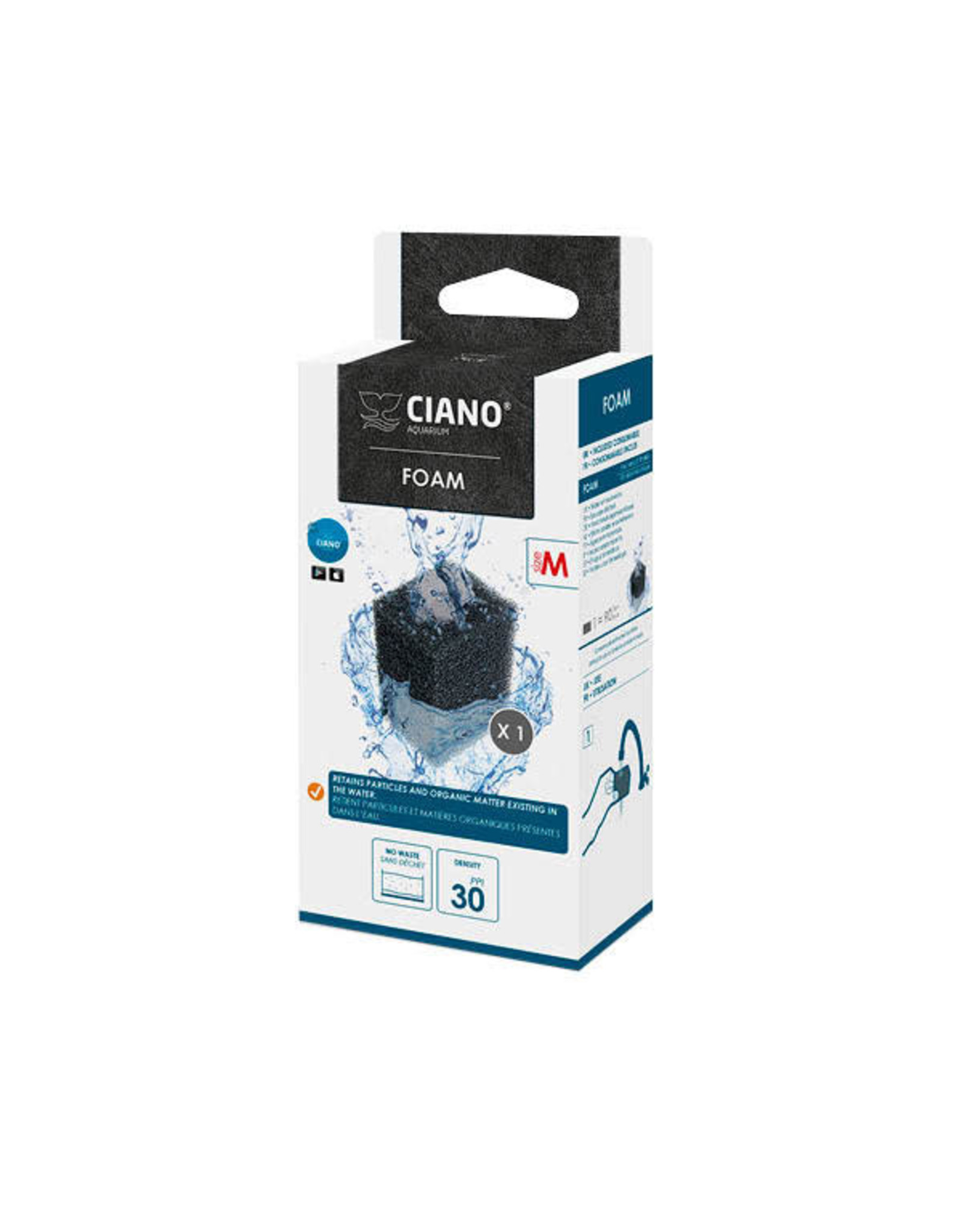 Ciano Ciano Foam M Black  x 1