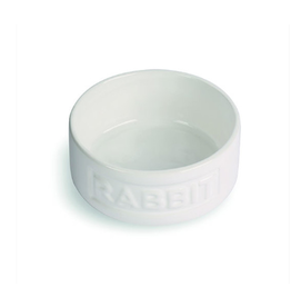 Happy Pet Rabbit Bowl White