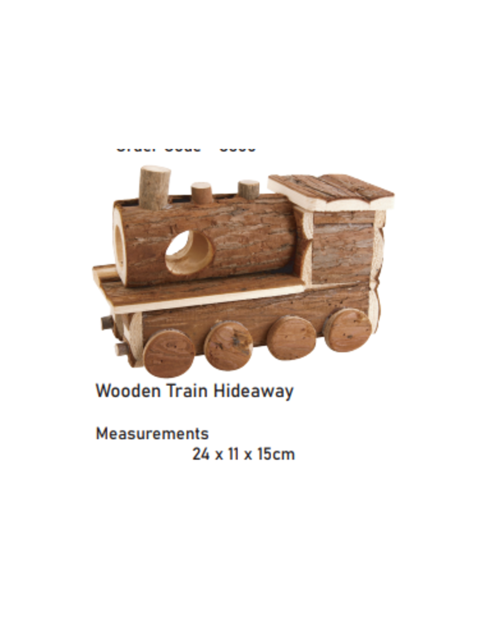 Sky Pet Products Wooden Train Hideaway