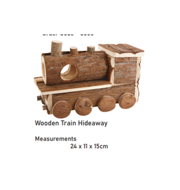 Sky Pet Products Wooden Train Hideaway