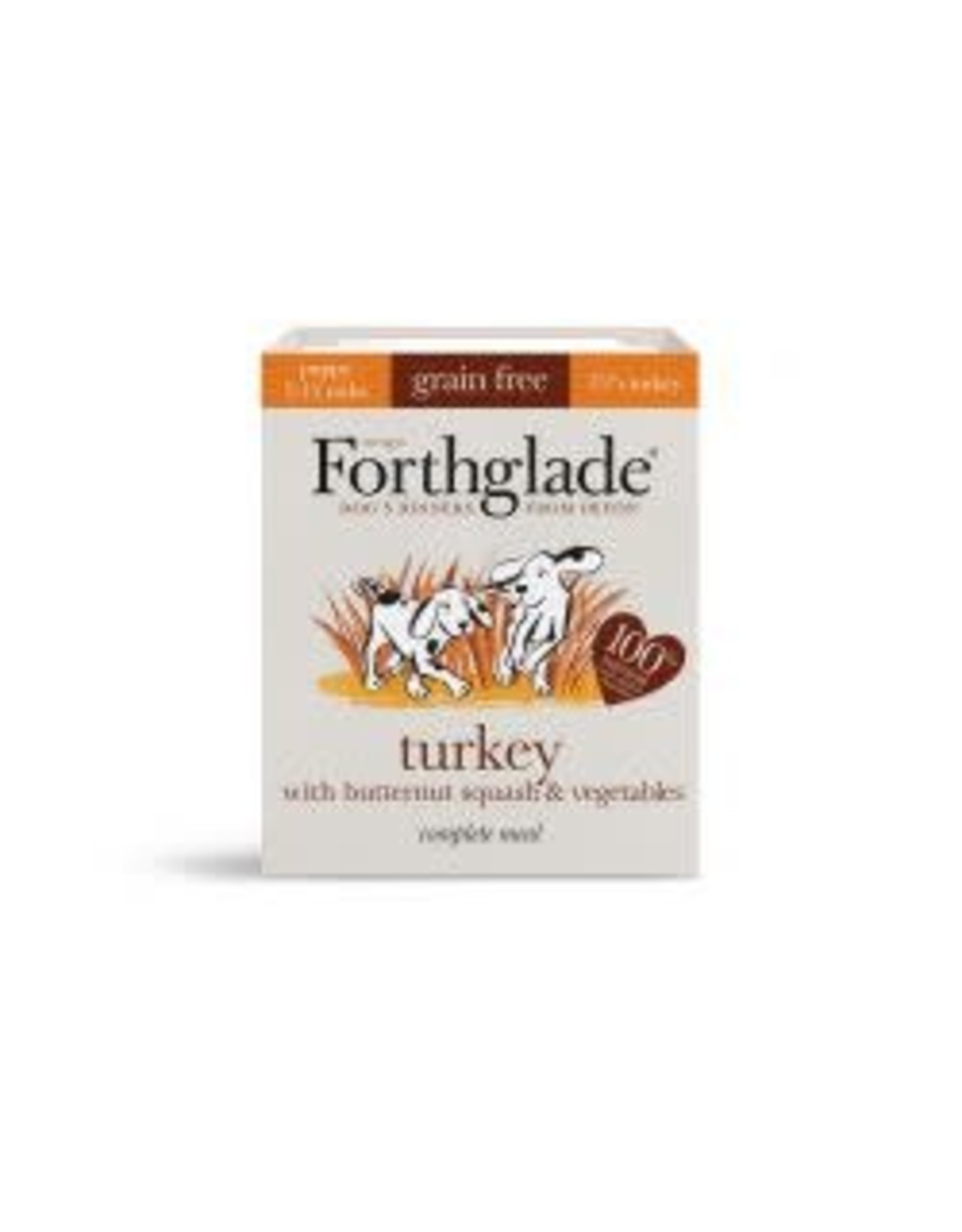 Forthglade Forthglade Grain Free Puppy Turkey Single 395g