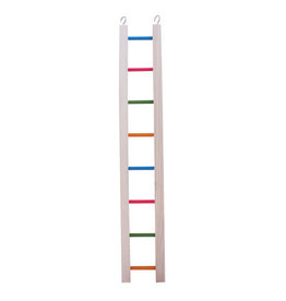 Happy Pet Wooden Ladder Multicoloured  92cm