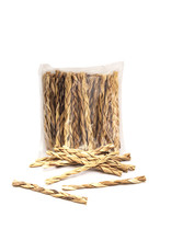 JR Pet Products Braided Goat Skin (2 pack)