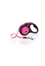 Flexi Flexi Neon Reflective Tape Lead Pink