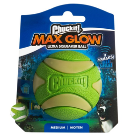 Chuckit ChuckIt! Ultra Max Glow Squeaker Medium 1 Pack