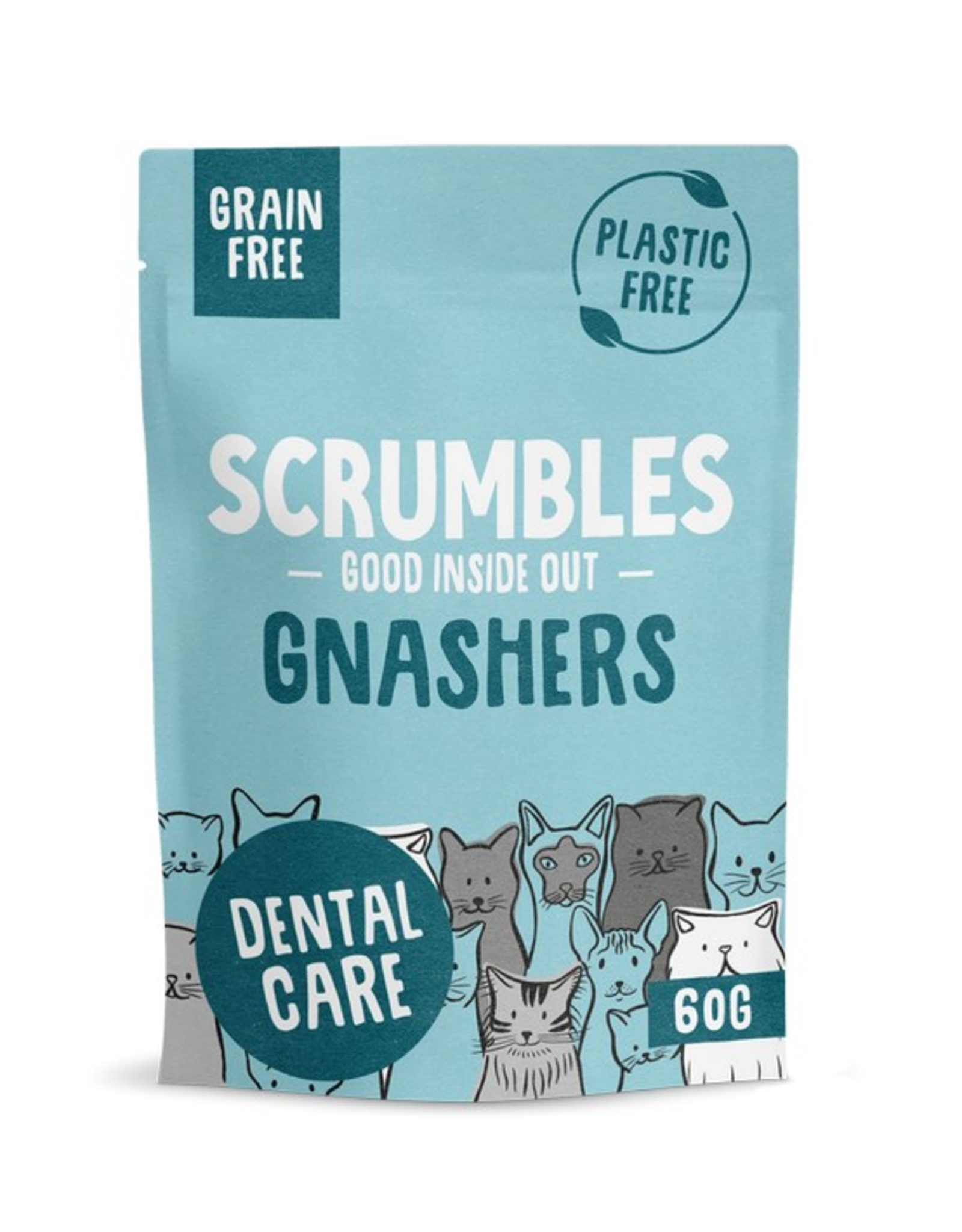 Scrumbles Scrumbles Cat Treat Dental Bites 60g