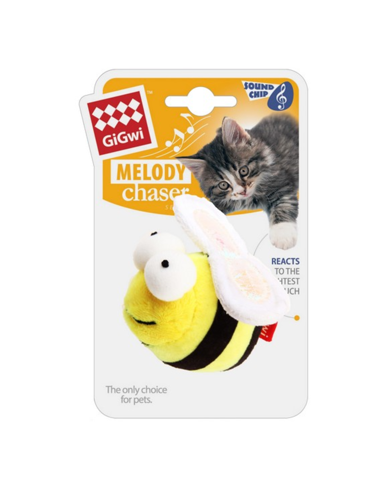 GiGwi GiGwi Motion Activated Bee Sound Cat Toy