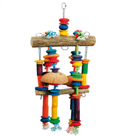 Sky Pet Products Fun Factory Parrot Toy