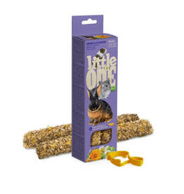 Little One Little One Sticks For Small Animals Herb & Flowers 2 Pack