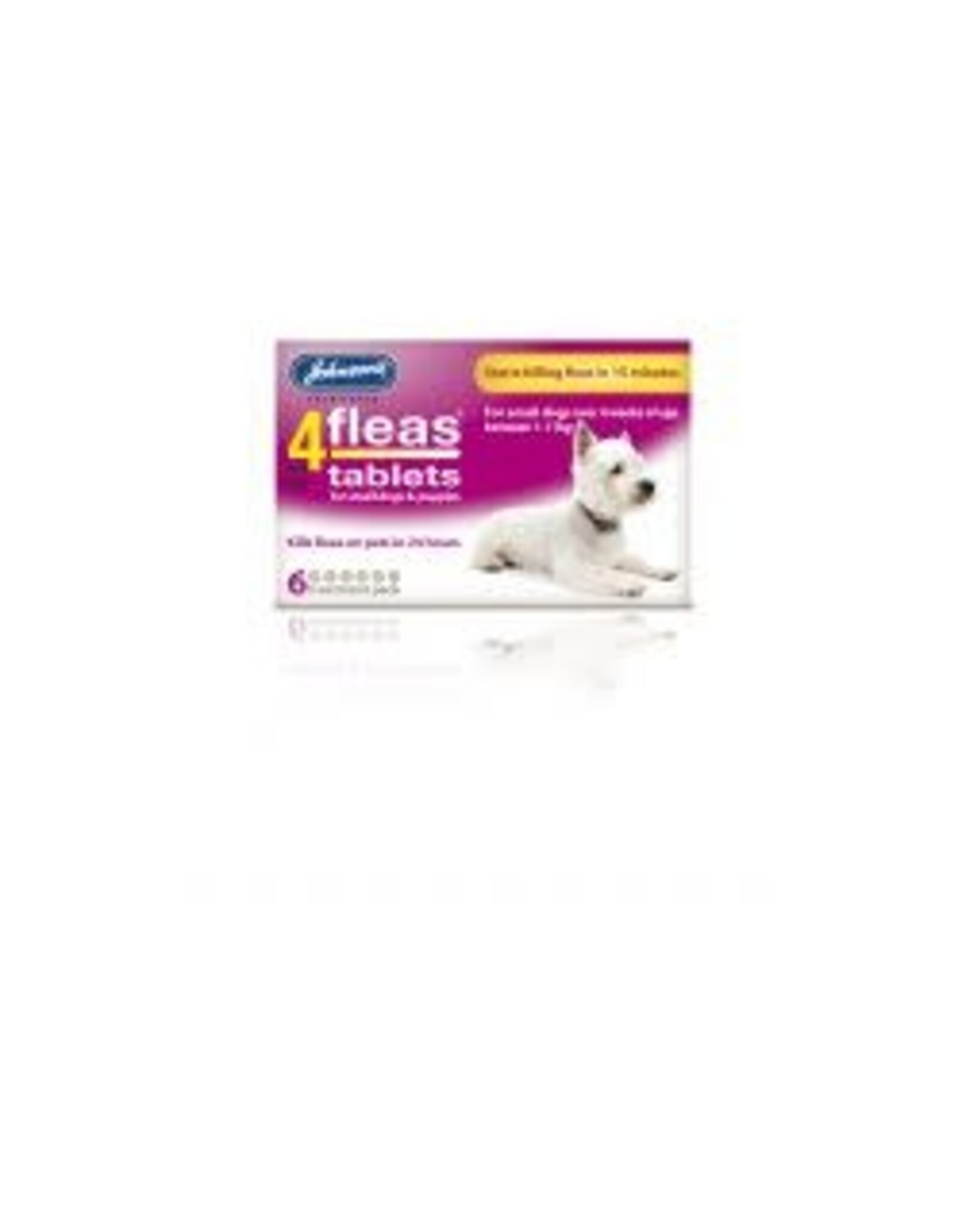 Johnsons Veterinary Products Johnsons 4Fleas Small Dog 6 Tablet